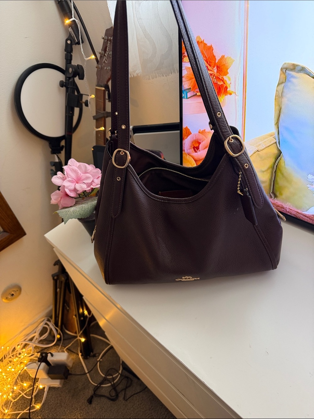 🤎 Coach Erin Shoulder Bag in Maple 🤎